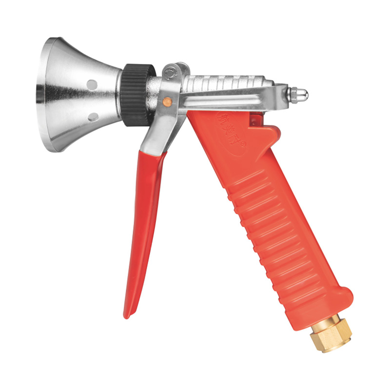 Weighted Silver Ceramic Nozzle Adjustable Atomizing Wrench Short Spray Gun