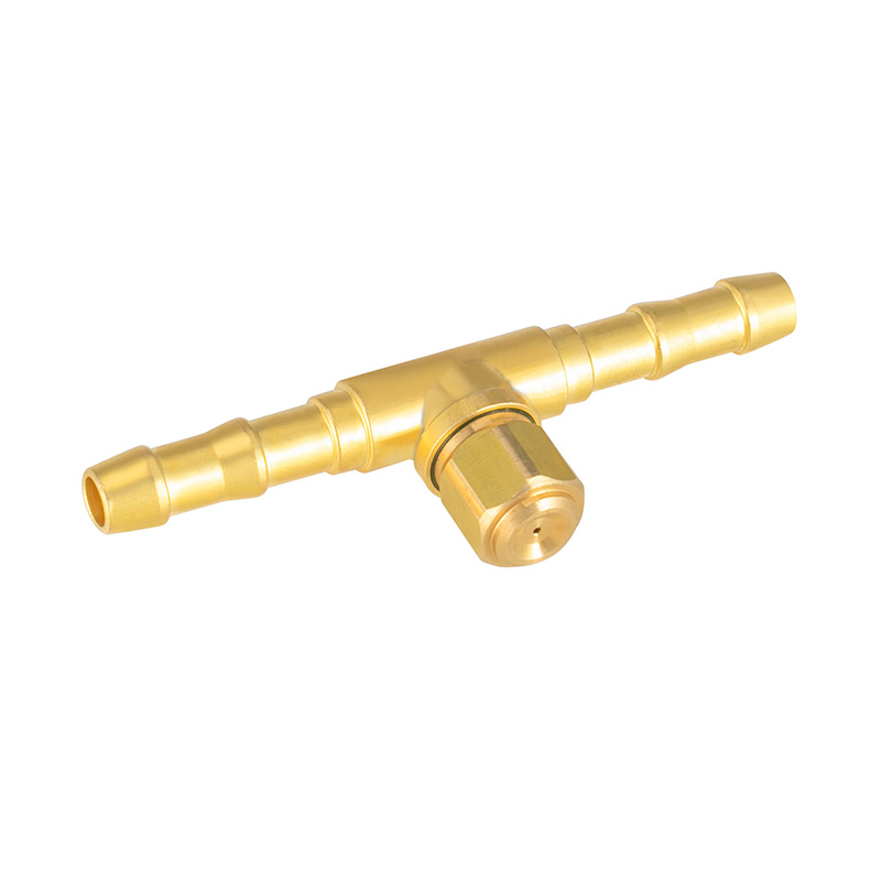 Brass Natural Color Agricultural Korean Double-Connected Single Nozzle